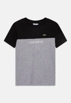 Lacoste UnisexT-Shirt Con StampaBlack/Silver Chine Bambini T-shirt & Top LA226G00X-Q12