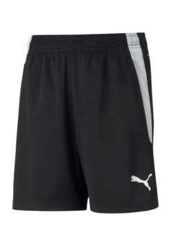Puma FussballTeamsport TextilTeamliga KidsPantaloncini SportiviSchwarzweiss Bambini Corti PU143E0IH-Q11