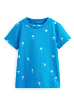 Next Short Sleeve All Over Print T- ShirtT-Shirt Con StampaBright Blue Palm Tree Bambini T-shirt & Top NX324G35A-K13