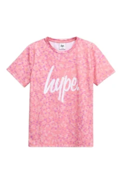 HYPE Pastel Animal ScriptT-Shirt Con StampaPink Bambini T-shirt & Top HY523G046-J11