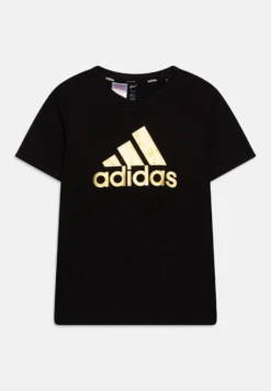 Adidas Sportswear T-Shirt Con StampaBlack/Gold Metallic Bambini T-shirt & Top ADQ23G00A-Q11