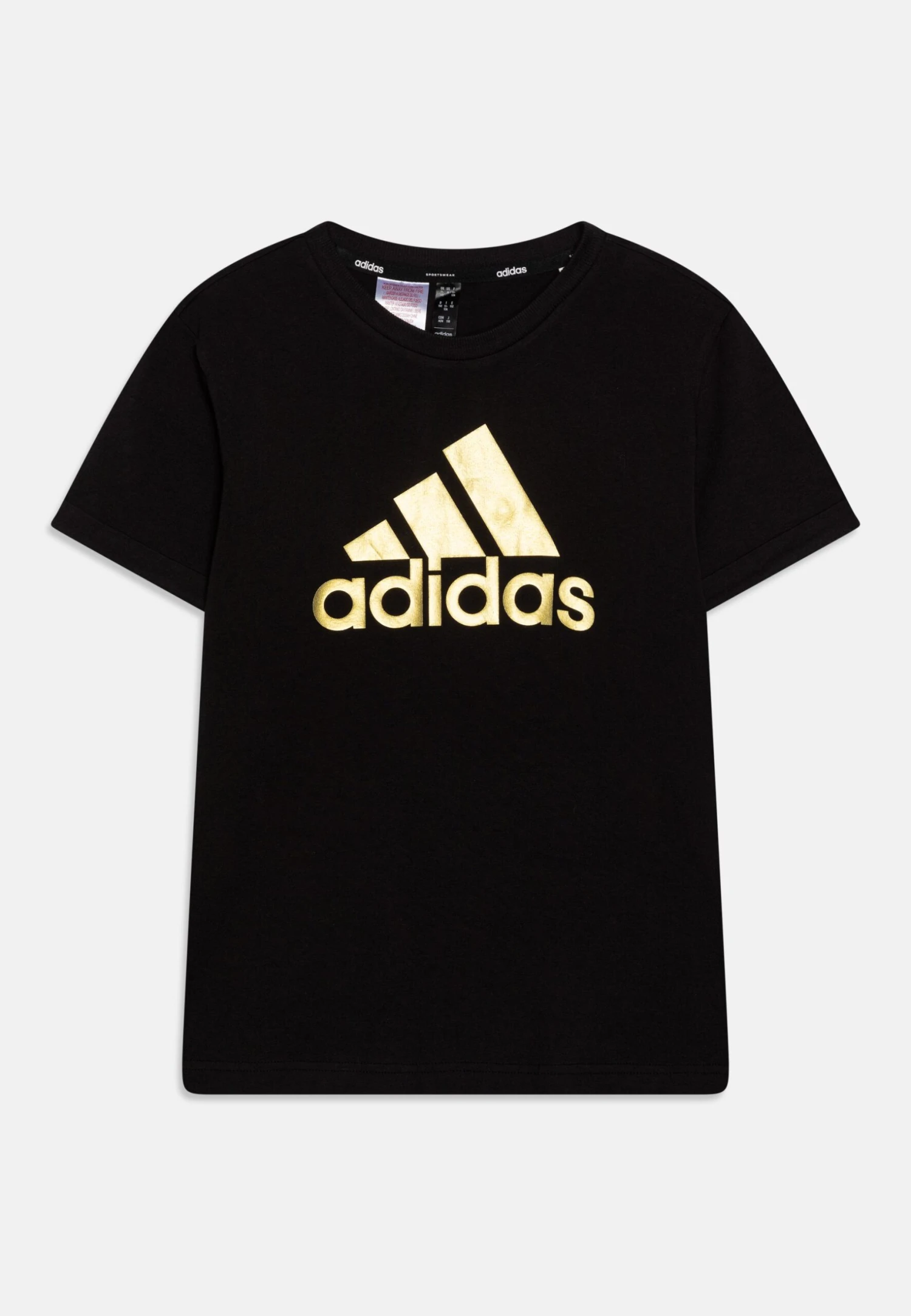 Adidas Sportswear T-Shirt Con StampaBlack/Gold Metallic Bambini T-shirt & Top ADQ23G00A-Q11 1 Adidas Sportswear T-Shirt Con StampaBlack/Gold Metallic Bambini T-shirt & Top ADQ23G00A-Q11