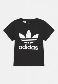 Adidas Originals TrefoilT-Shirt Con StampaBlack/White Bambini T-shirt & Top AD126G04Y-Q11