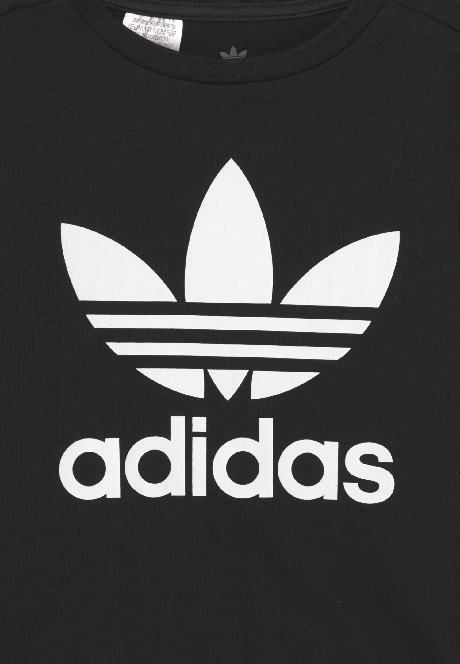 Adidas Originals TrefoilT-Shirt Con StampaBlack/White Bambini T-shirt & Top AD126G04Y-Q11 3 Adidas Originals TrefoilT-Shirt Con StampaBlack/White Bambini T-shirt & Top AD126G04Y-Q11 - immagine 3