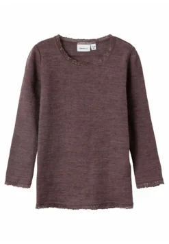NAME IT Nmfwang Ne.Ls Solid Noos XxiiiMaglionePeppercorn Bambini Pullover & Cardigan NA823G2ZE-I11